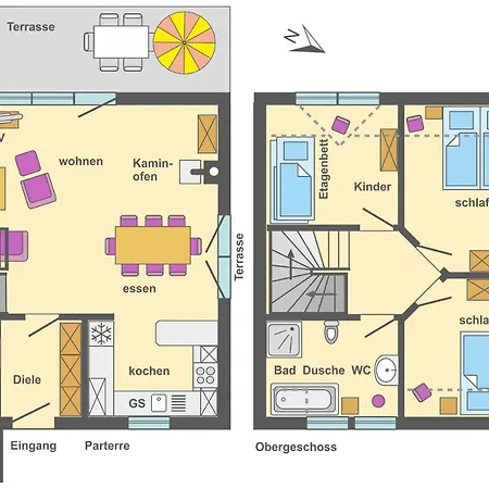 Ferienhaus Freesenbruch Doppelhaushälfte 10a - Meeresbriese Ostseeheilbad Zingst